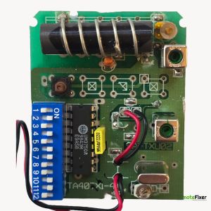 Thumbnail: Telestyreisen ALR 9446 garage door remote control PCB back image