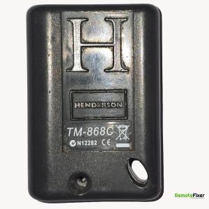 Thumbnail: Gliderol TM-868C garage door remote control back image