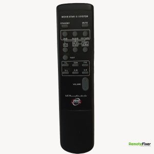 Thumbnail: Wharfedale home theatre remote control front image