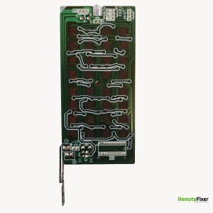 Thumbnail: Technics EUR64274 hifi remote control PCB front image
