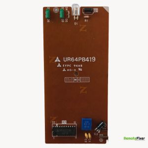 Thumbnail: Technics EUR64274 hifi remote control PCB back image