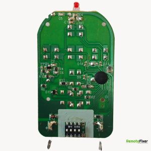 Thumbnail: Fantasia UC7082T ceiling fan remote control PCB back image