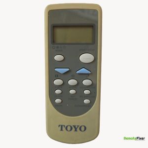 Thumbnail: Toyo Air Conditioner remote control front image