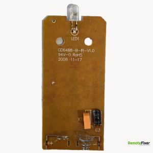 Thumbnail: Dimplex RC01-020 electric heater remote control PCB back image