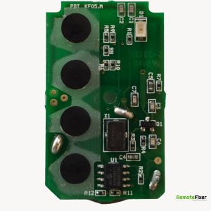 Thumbnail: PDT KF04-433RC garage door remote control PCB front image