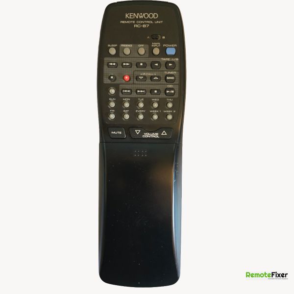 Kenwood RC-B7 remote control front image