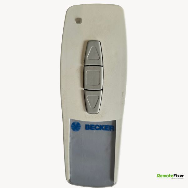 Becker EC541 Awning remote control front image