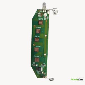 Thumbnail: Honeywell HO 5500RE Tower fan remote control PCB front image