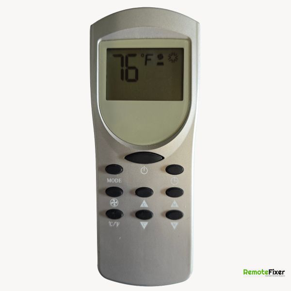 AirForce Air Conditioner remote control front image