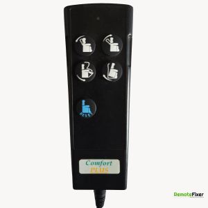 Thumbnail: Comfort Plus TH7R recliner remote control  front image