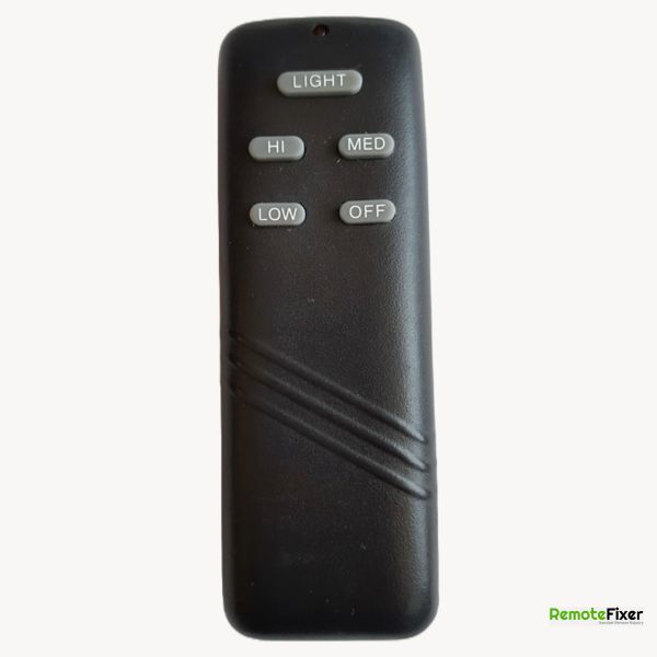 Ceiling fan remote control front image