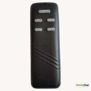 Thumbnail: Ceiling fan remote control front image