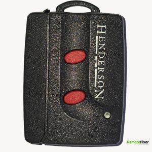 Thumbnail: Henderson T397-40 garage door remote front image