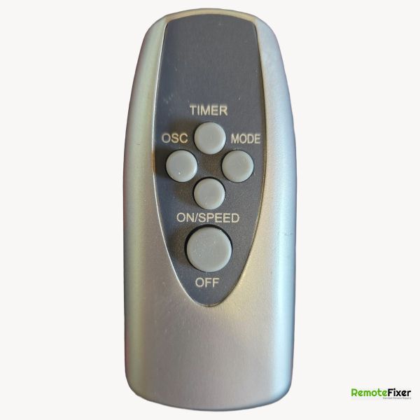 Airforce Pedestal Fan remote control front image