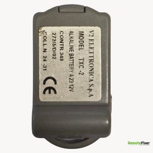 Thumbnail: Elettronica V2 TXC-2 remote control back image