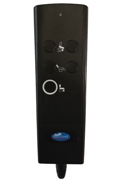 Restwell recliner chair remote control front image
