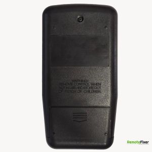 Thumbnail: Concern for Comfort remote control back image