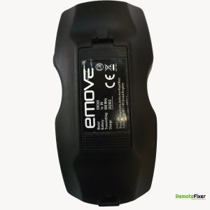 Thumbnail: Emove EM305 caravan remote control back image