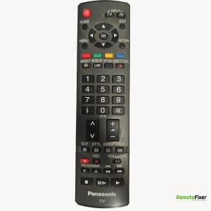 Panasonic EUR7651110 remote control front image