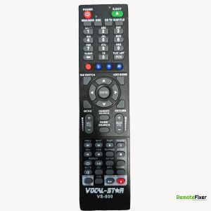 Thumbnail: Vocal Star vs-800 remote control front image
