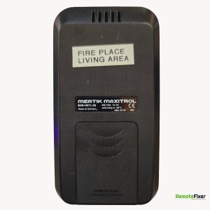 Thumbnail: Mertik Maxitrol B6R-H8TL3B remote control back image