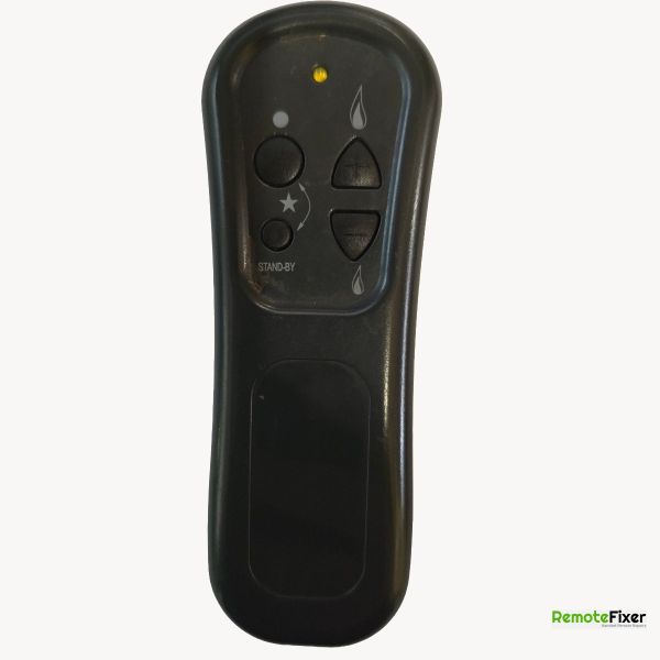 Verine gas fire remote control front image