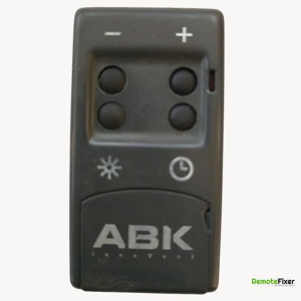 ABK Innovent TXS4 Remote Control front image