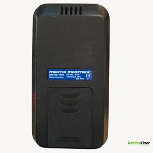 Thumbnail: Mertik Maxitrol BR6-H8TV4PB remote control back image