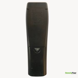 Thumbnail: Carolina Wall Hung Fire remote control back image