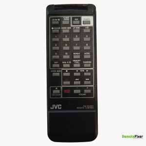 Thumbnail: JVC RM-RX1001 remote control front image