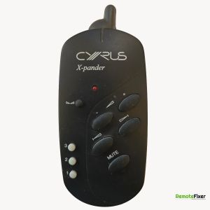 Thumbnail: Cyrus X-Pander MPT1340 remote control front image