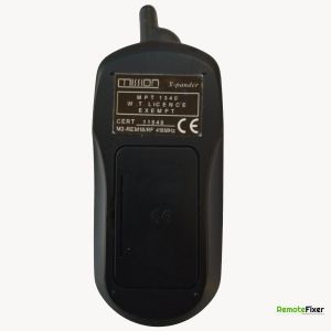 Thumbnail: Cyrus X-Pander MPT1340 remote control back image