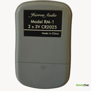 Thumbnail: Herron Audio RM-1 remote control back image