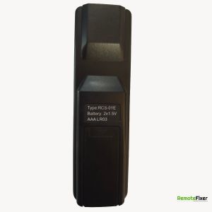 Thumbnail: Gazco RCS-01J electric heater remote control back image