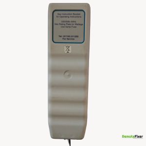 Thumbnail: Adjustamatic adjustable bed remote control back image