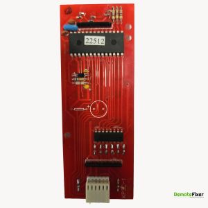 Thumbnail: Adjustamatic adjustable bed remote control PCB back image