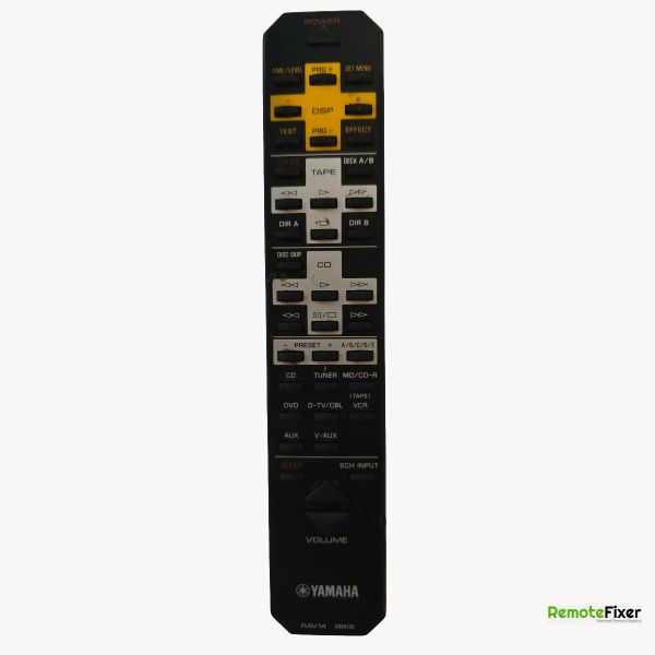 Yamaha V694130 remote control front image