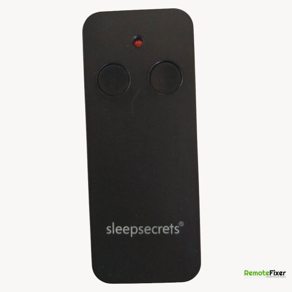 Sleepsecrets remote control front image