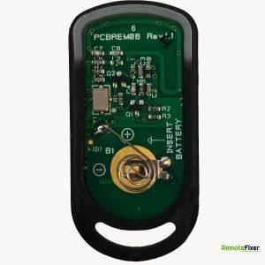Thumbnail: Datatool AC111 bike alarm remote control PCB back image