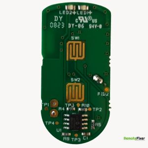 Thumbnail: Datatool AC111 bike alarm remote control PCB front image