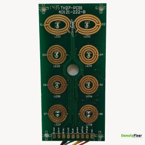 Thumbnail: HSL TH27 5 button recliner chair remote control PCB front image