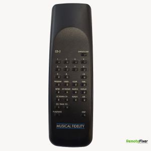 Musical Fidelity CD-2 Remote Control Front Image