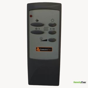 Flamerite YCT-100 electric heater remote control front image