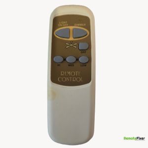 SL6TI Ceiling Fan remote control front image