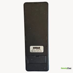 Thumbnail: Westing RC001 Cooker Hood remote control back image