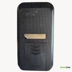 Thumbnail: Rais Art Of Fire gas fire remote control back image