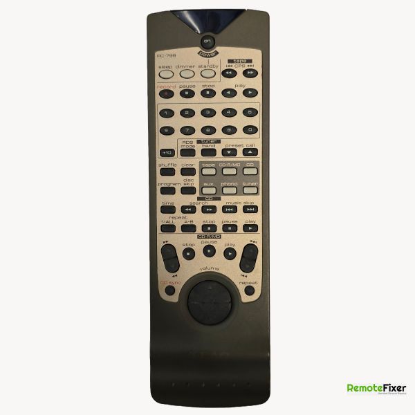 Teac RC-799 infra red remote control front image
