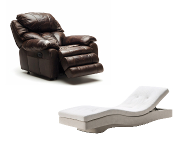 Adjustable bed and recliner chairs