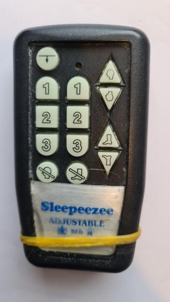 Sleepeezee  customers remote control for repair