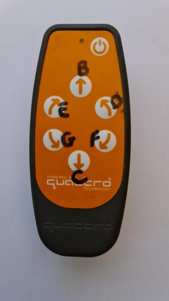 Quattro  customers remote control for repair